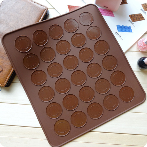 spot wholesale 30-hole macaron silicone pad single-sided reusable diy easy to clean