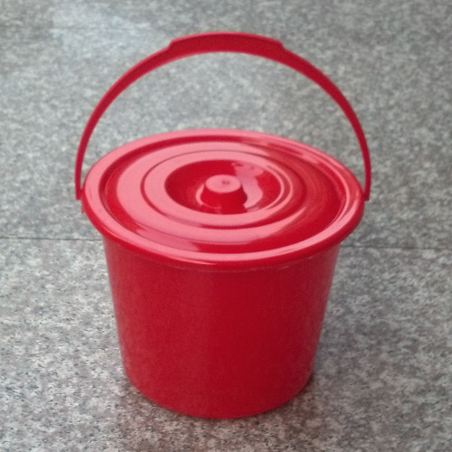 Plastic 5-Liter Bucket 5L Small Bucket Ordinary Multi-Purpose Small Bucket with Lid Sand Bucket