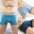 Men's Underwear Boxers Summer Solid Color Breathable Ice Silk Shorts Thin Boxers Underwear Men
