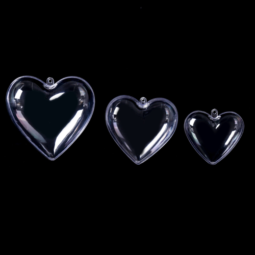Foreign Trade Cross-Border Supply Creative Wedding Candies Box 10cm，8cm，6cm Heart-Shaped Box with Hanging Hole