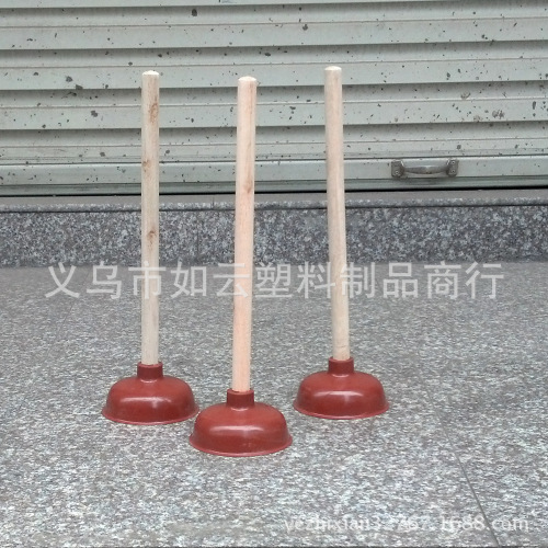 Household Plastic Cleaning Plunger Wholesale Toilet Suck Toilet Dredger Plunger Red Toilet Plunger