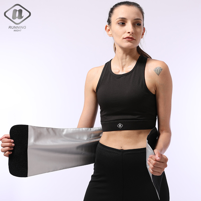 Violently Sweat Suit Short Sleeve Sweat Inducing Clothes Women's Sports Sweat Belt Running Suit