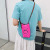Customized Korean Summer New Children's Bags Cartoon Smiley Mobile Phone Bag Fluorescent Candy Color Women's Cross-Body Bag Wholesale