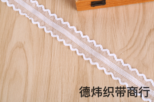 2.5cm lace hollow jewelry elastic band ribbon children‘s hair band baby socks elastic lace