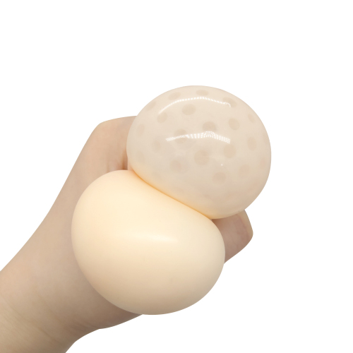 Cross-Border Hot Selling Adult Pressure Reduction New Exotic Toy Simulation Egg TPR Egg Flour Vent Ball Customizable