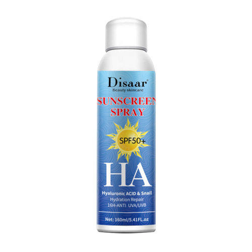 cross-border disaar hyaluronic acid hydrating skin moisturizing sunscreen spray factory wholesale summer sunscreen spray