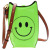 Customized Korean Summer New Children's Bags Cartoon Smiley Mobile Phone Bag Fluorescent Candy Color Women's Cross-Body Bag Wholesale