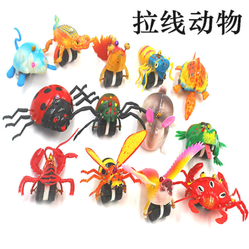 pull wire turtle pull wire animal pull wire insect will run pull wire turtle crab lobster children stall toys