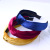 Autumn and Winter New European and American Ladies Hair Accessories Knotted Gold Velvet Wide-Brimmed Fabric Hair-Hoop Headband Adult Cross-Border Hairpin