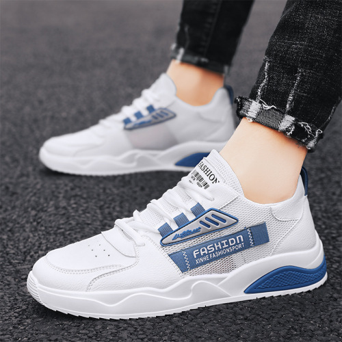spring new korean style personalized white board shoes color matching comfortable sports casual shoes internet celebrity breathable men‘s shoes