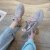 Korean Style Flyknit Sports Casual Shoes 2021 Summer Mesh Breathable Soft Bottom Comfortable round Toe Shallow Mouth Muffin Bottom Fashion Shoes