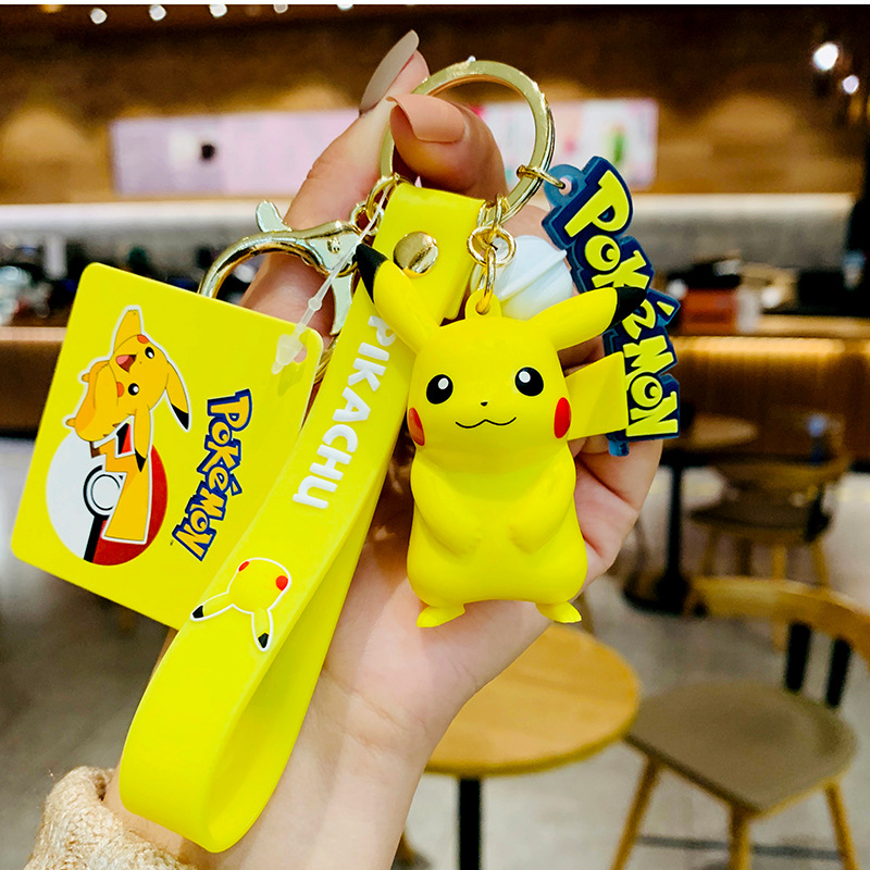 Officially Authorized Pokemon Pet Elf Magic Pikachu Baby Keychain Doll Decoration Hand-Made Blind Bo