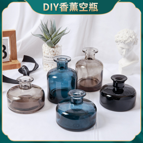 aromatherapy bottle empty bottle diy dried flower decoration fire-free high-end nordic volatile indoor glass special essential oil accessories