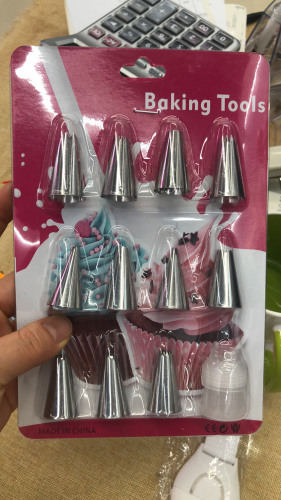 baking tools stainless steel pastry nozzle decorating tools set decorating set eva decorating bag