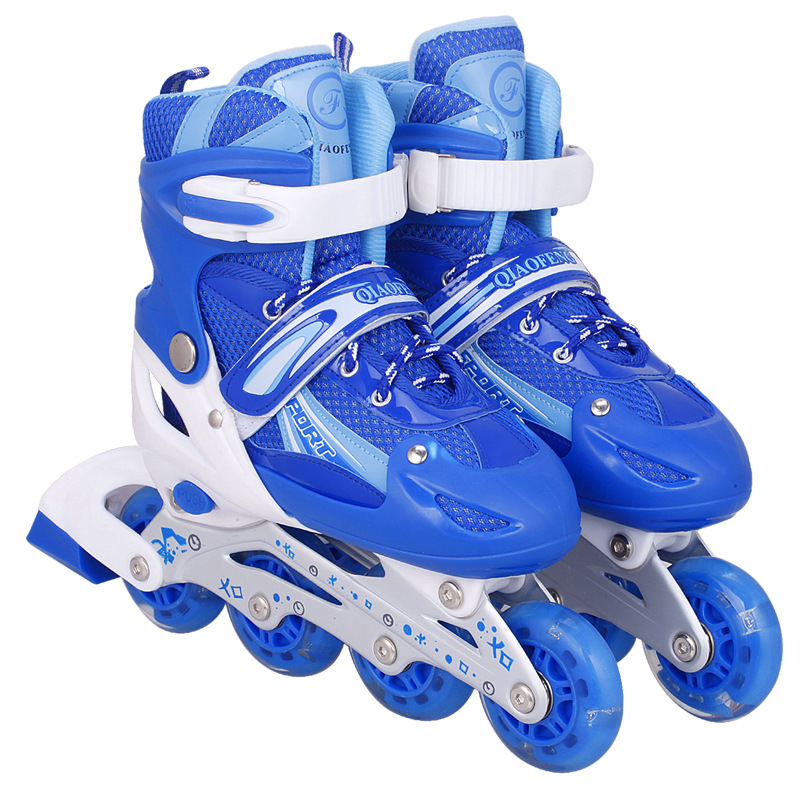 Factory Wholesale Pu Roller Skates Adult Full Flash Inline Skates Men and Women Supply Pulley Childr