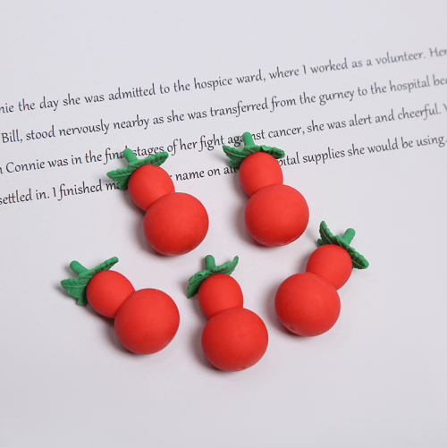 Student Supplies Rubber Eraser New 3D Cartoon Vegetable Gourd School Supplies Wholesale Children‘s Gifts 