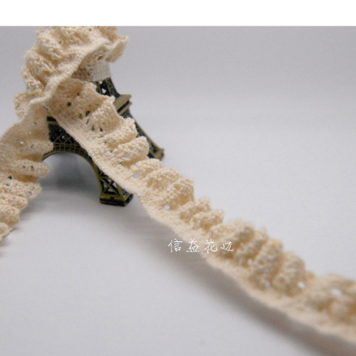 [Factory Direct Supply] 1.6cm Exquisite Cotton Thread Elastic Lace Cotton Socks/Children‘s Leggings Accessories