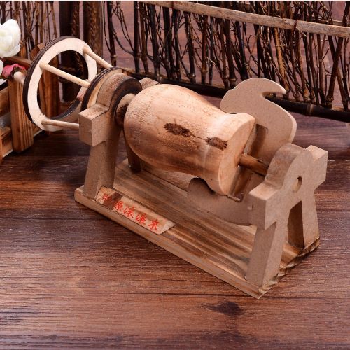 Factory Direct Sale Exquisite Wooden Crafts Ornaments Wooden Popcorn Machine Simulation Furniture Ornaments