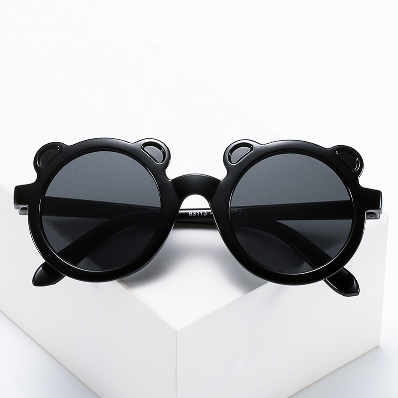 New Children's Sunglasses Baby Cute Cartoon Bear Sunglasses Kids Photo Glasses Boys and Girls S
