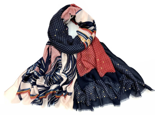 Paris Spring 60 Satin Printed 90*180 Scarf Thin Autumn and Winter Scarf Headcloth Spot Private Chat