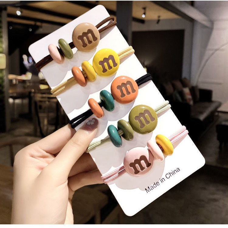 M Bean Hair Rope Internet Celebrity Ins Leather Cover Female...