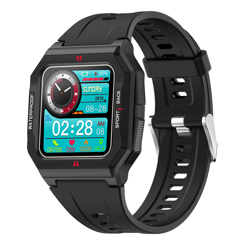 New Ft10 Smart Watch 1.3-Inch Touch Screen Custom Dial Heart Rate Blood Pressure Blood Oxygen Sleep 