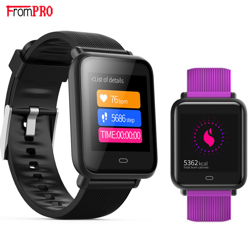 New Q9 Color Screen Smart Bracelet Weather Forecast Heart Rate Blood Pressure Monitoring Information