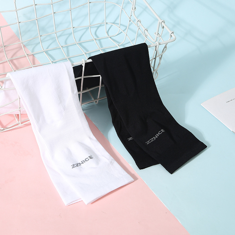 Left Left Female Online Influencer Sun Protection Half Finger Ice Sleeve Outdoor Cycling Summer Visc
