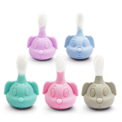 Baby Teether Stick Silicone Molar Rod Baby Molar Toy Maternal and Child Supplies Pig Creative Silicone Small Toothbrush