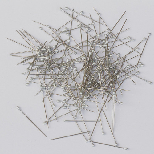 stainless steel silver-light needle vertical cutting patchwork special bead needle thumbtack pearl needle diy clothing positioning