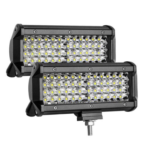 New Car LED Light 144W Strip off-Road Vehicle Ceiling Light 7-Inch Work Light Truck 4x4suv off-Road Light