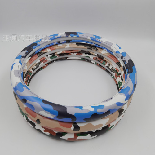 2021 Hot Car Supplies Camouflage Steering Wheel Cover Universal Car Steering Wheel Cover Universal Pu Handle Cover