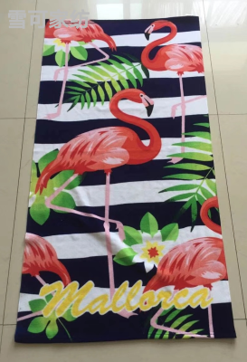 Beach Towel Seaside Bath Towel Microfiber Polyester Printed Towel