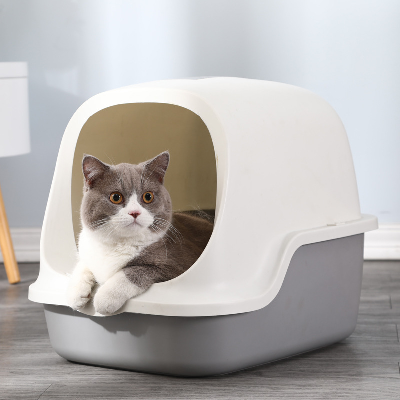 大号全封闭式猫砂盆猫咪用品猫砂盆宠物厕所拾便器猫厕所宠物用品
