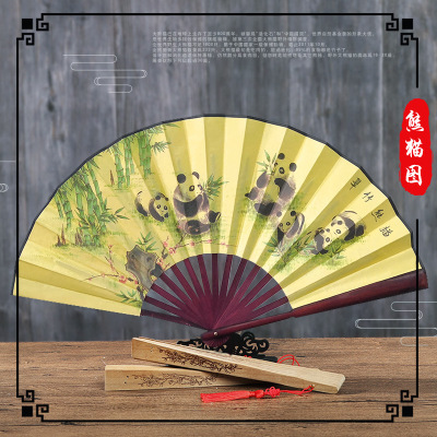 promotion hot sale chinese ancient style male fan redwood-like fan frame folding fan summer cooling fan birthday gift