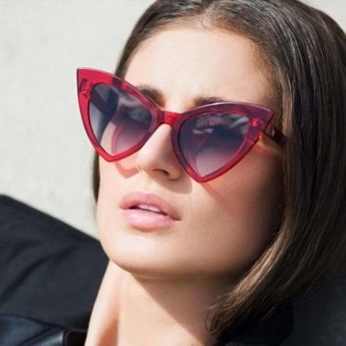 Cross-Border European and American Retro Cat Eye Sunglasses New Fashion Personal Influencer Street Snap Fashion 98044 Sunglasses