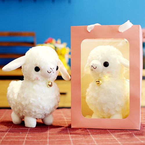 Sheep Lamb Doll Plush Toy Doll Cute Little Sheep Doll Girl to Sleep with Cartoon Ragdoll Gift