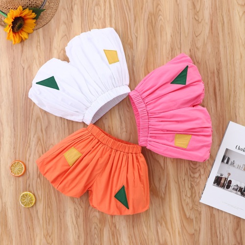 021ebay AliExpress Hot Sale Bubble Short Culottes Infant Baby Girl Solid Color Summer Fashion Style Ins Shorts 