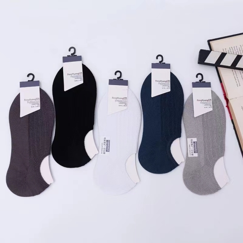 Factory Direct Sales New Men‘s Socks Bamboo Fiber Short Tube Men‘s Sports Socks Deodorant Socks Business Boutique Socks Wholesale Customization