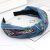 Korean Fabric Knotted Hair Hoop Wide Edge Chiffon Bohemian Hair Accessories Cute Female Headband Hair Band Hot Wholesale