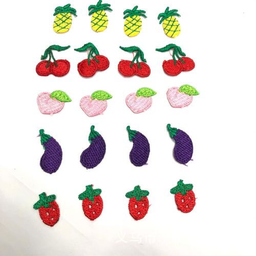 A Large Number of Spot Water-Soluble Cartoon Fruit Small Size for Children‘s Clothing Hat Gloves Handmade DIY Decorative Accessories
