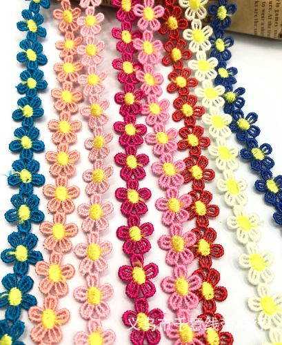 spot color complete price preferential water soluble lace accessories for hat clothing decoration accessories