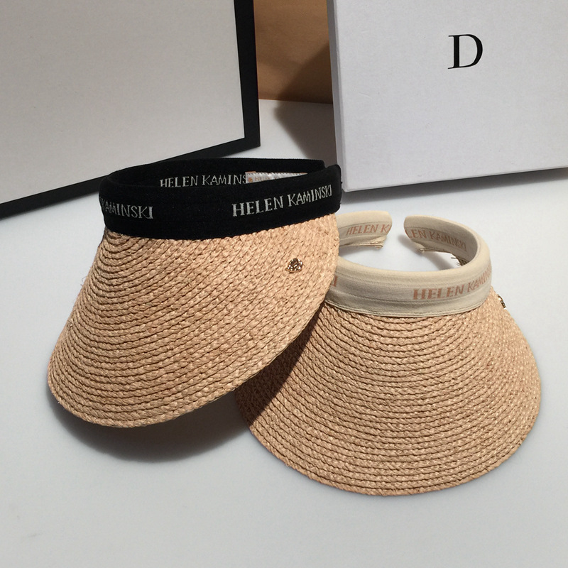 Raffia Air Barrettes Female Sun Protection Japanese Fashion Trending Tide Brand UV Protection Face-C