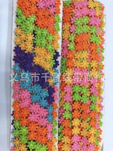 factory direct in stock water soluble lace 1.5cm 6 colors 4 colors clothing decoration diy handmade water soluble lace