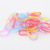 Children's Color Hair Band 2 Yuan Shop Handbag Belt Tire Tie Hair Black Disposable Strong Pull Constantly Small Rubber Band