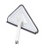 Triangle Dust Removal Mini Small Mop Can Wipe the Top Household Mop Lightweight Wipe the Wall Ceiling Cleaner