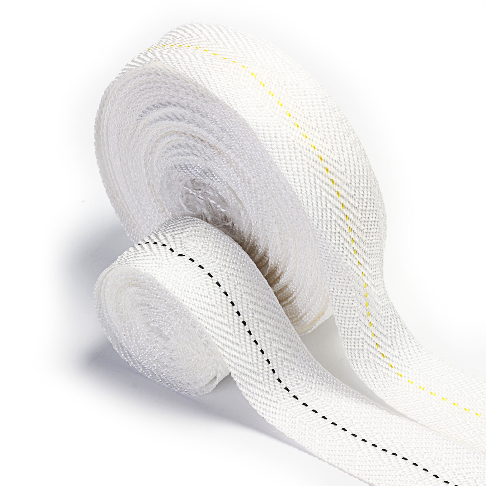 【厂家直销】定制 工业包装 搬家包装 大件缠绕用白色涤纶织带