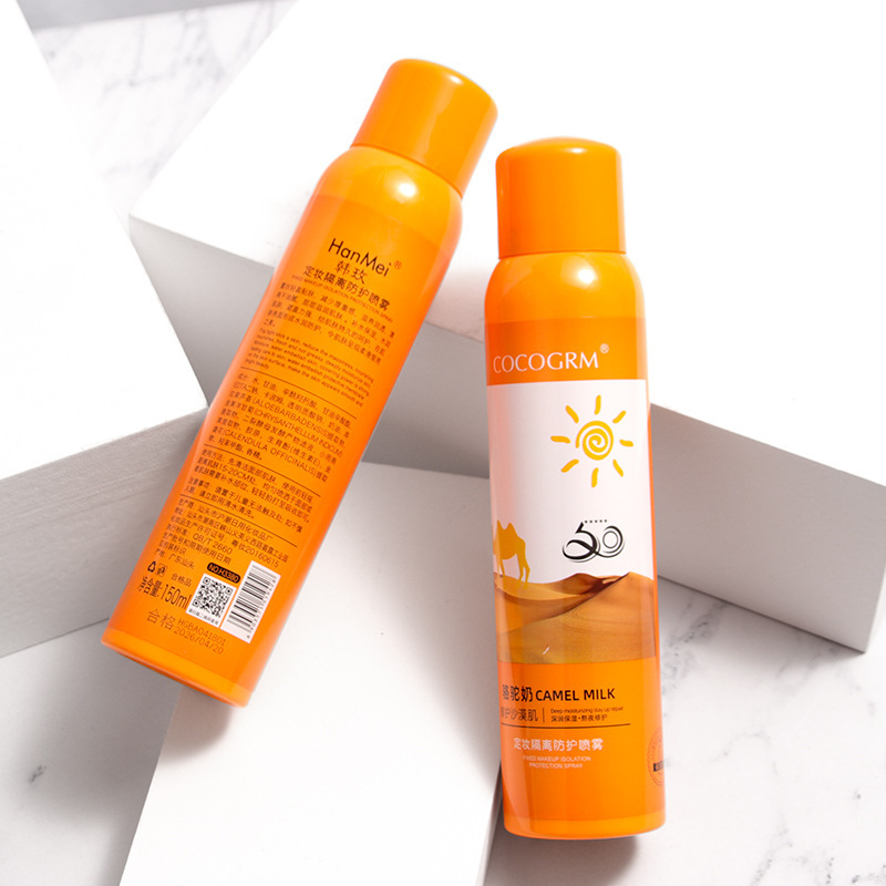 Wholesale Korean Rose Makeup Isolation Protective Spray UV Protection Facial Body Isolation Spray