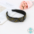 New Personalized Hair Accessories Sequin Decoration Knot in the Middle Women's Face Wash Hair Bands Versatile Outing Simple Headband Headdress