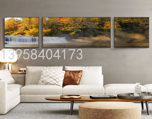 Nordic Modern Oil Painting Abstract Art Mural Living Room Background Wall Decorative Painting Landscape Landscape Canvas Painting